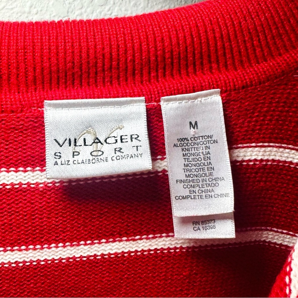 VINTAGE VILLAGER SPORT STRIPED SWEATER - Picture 7 of 7